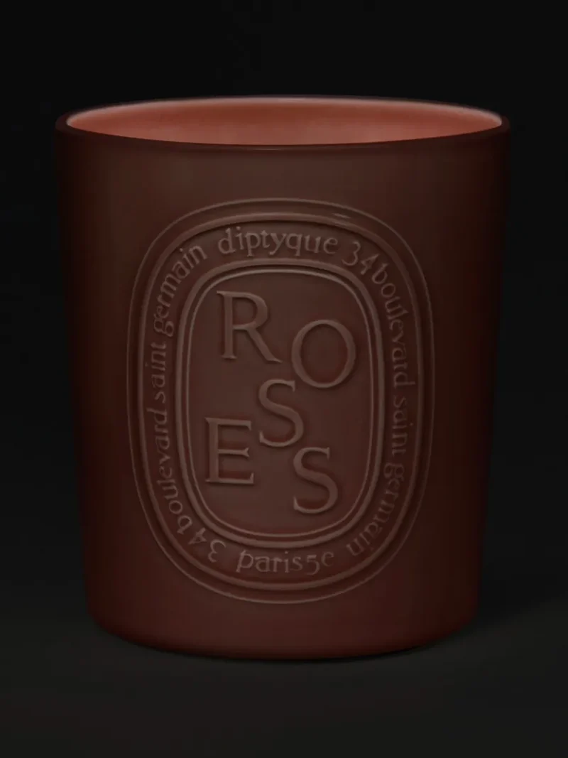 Roses - Bougie très grand modèle