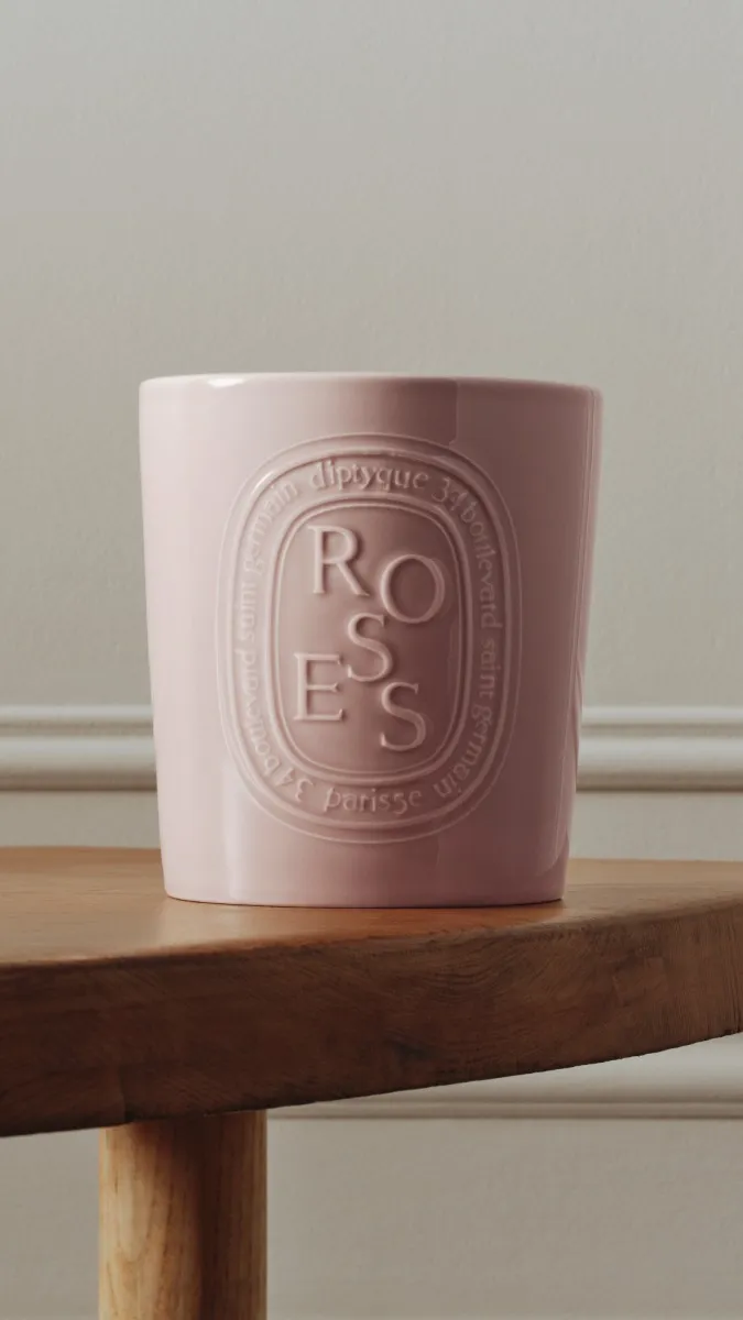 Roses - Bougie très grand modèle