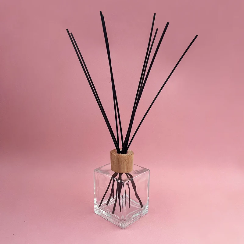 Diffuseur cube avec bague en bois 500 ml