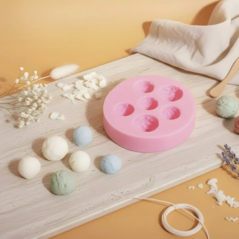 Moule décoration Boules de glace - Silicone