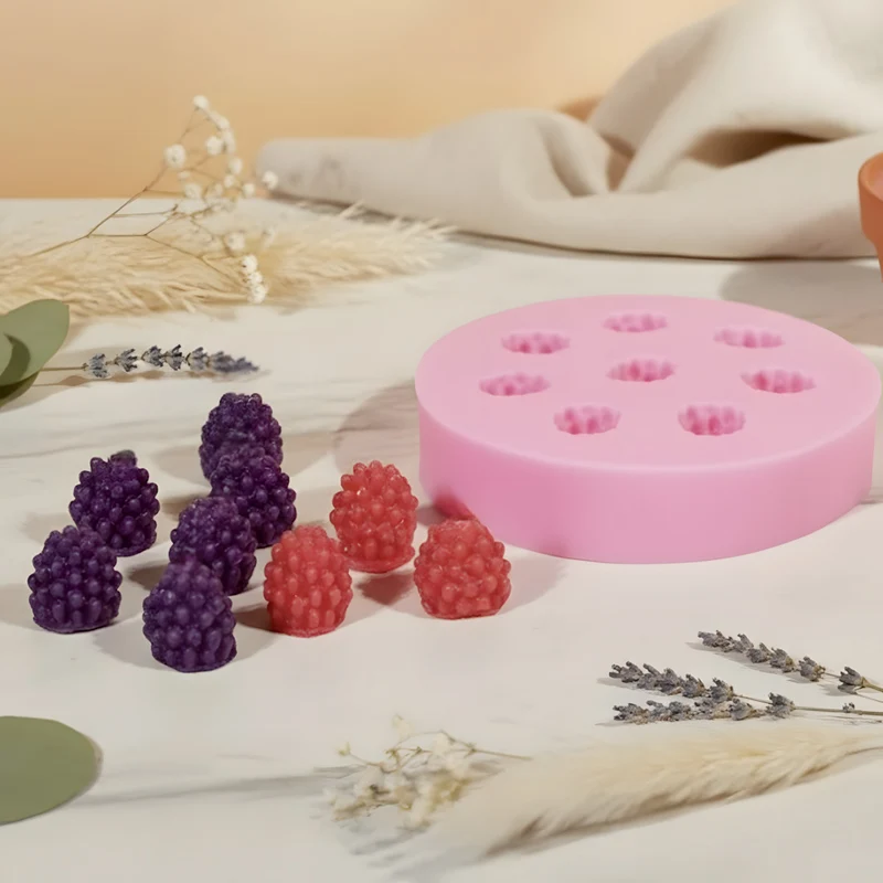 Moule décoration Framboises - Silicone