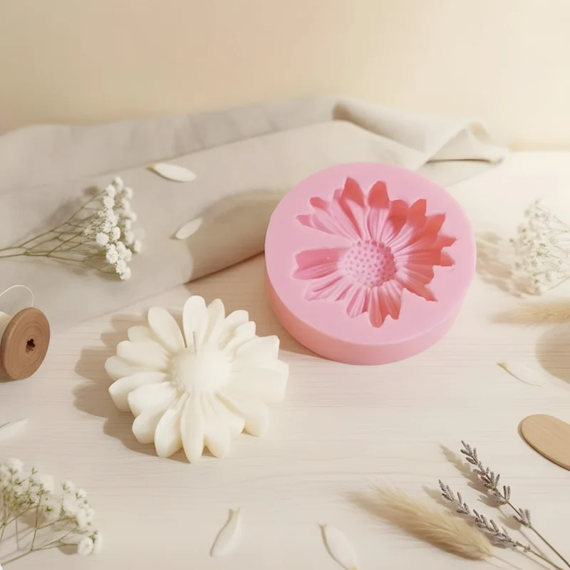 Moule bougie Marguerite - Silicone