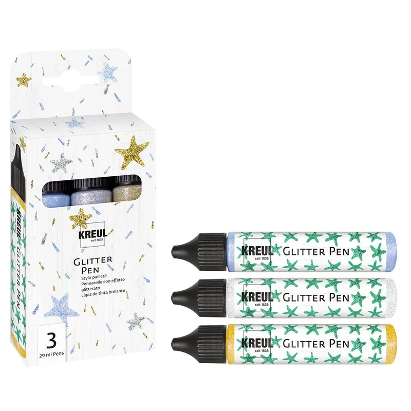 Stylos décoratifs liquides pour contenants - Paillettes