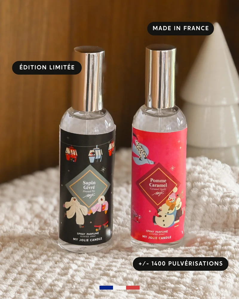 Sprays parfumés de Noël
