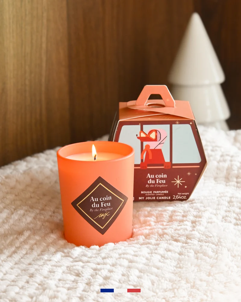 Petites bougies parfumées de Noël