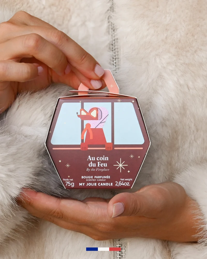 Petites bougies parfumées de Noël