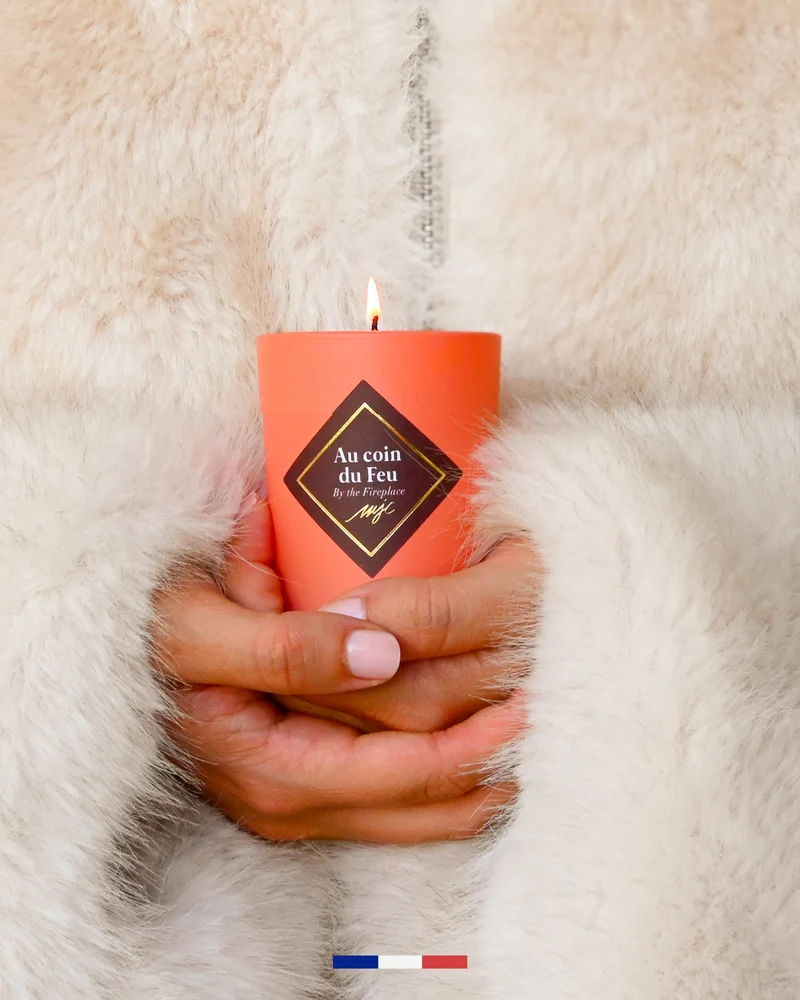 Petites bougies parfumées de Noël