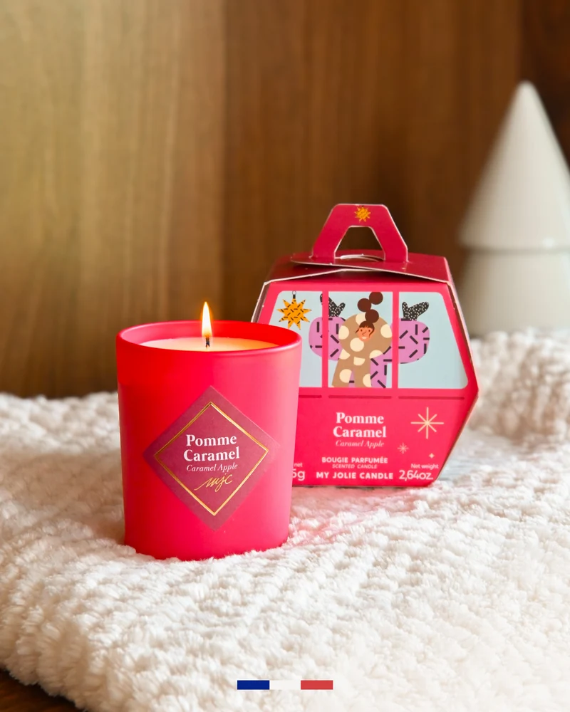Petites bougies parfumées de Noël