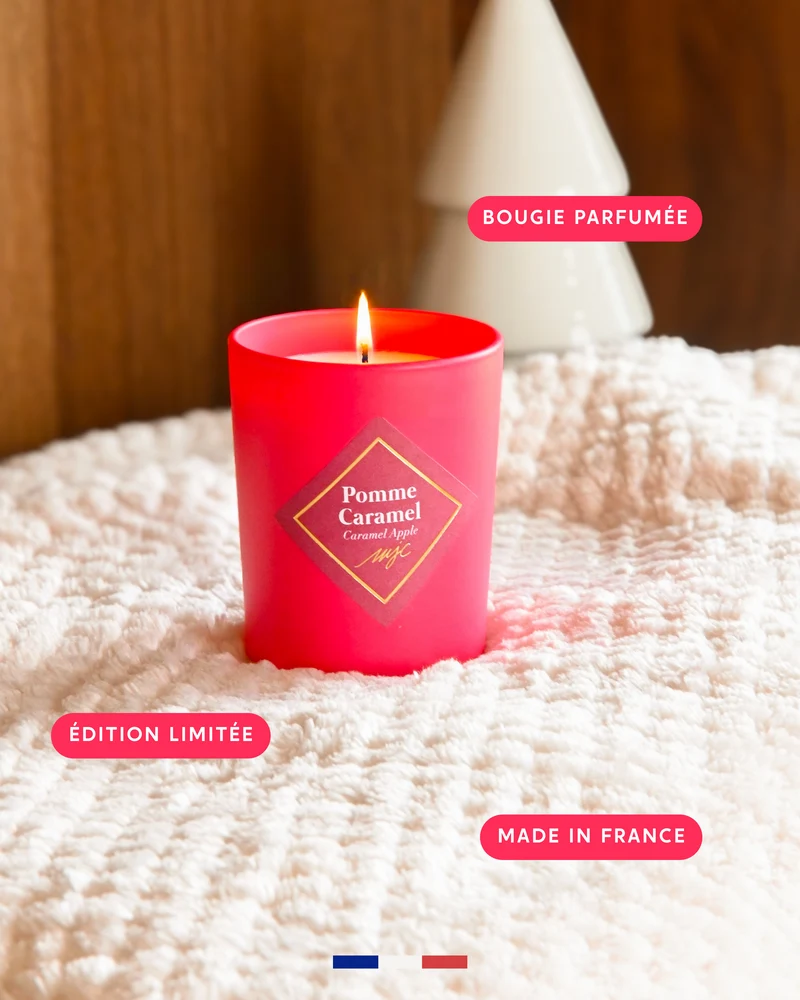 Petites bougies parfumées de Noël