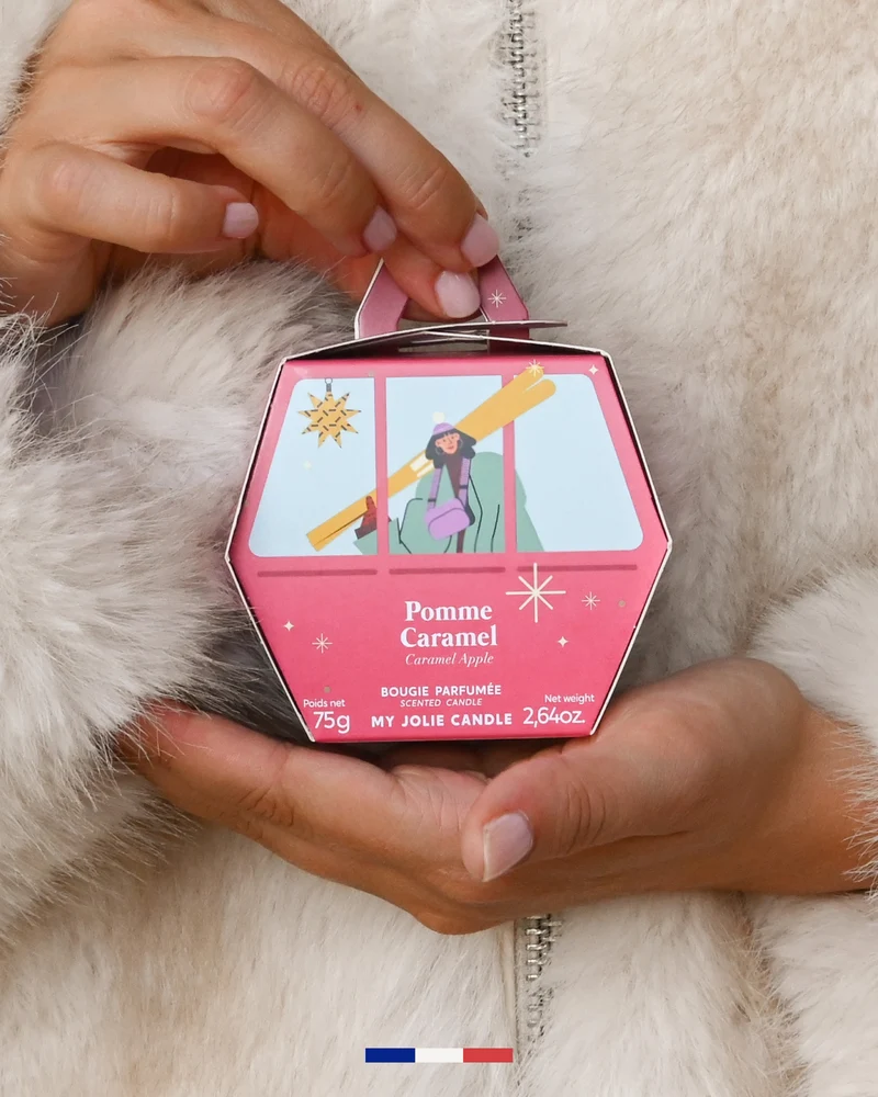 Petites bougies parfumées de Noël