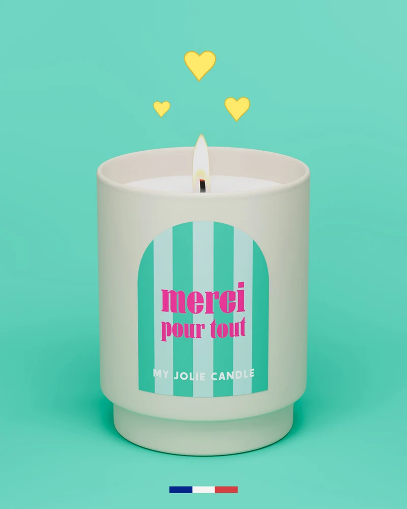 Bougie parfumée - Merci pour tout