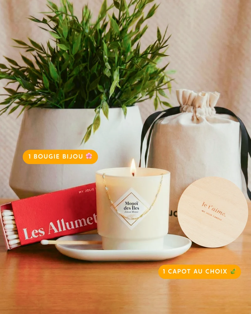 Bougie bijou à choisir et accessoires