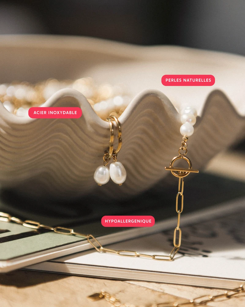 Boucles d'oreilles La Perle Rare