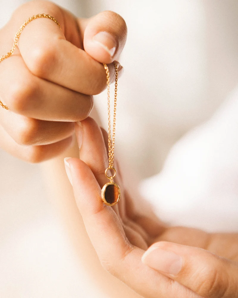 Collier Oeil du Tigre