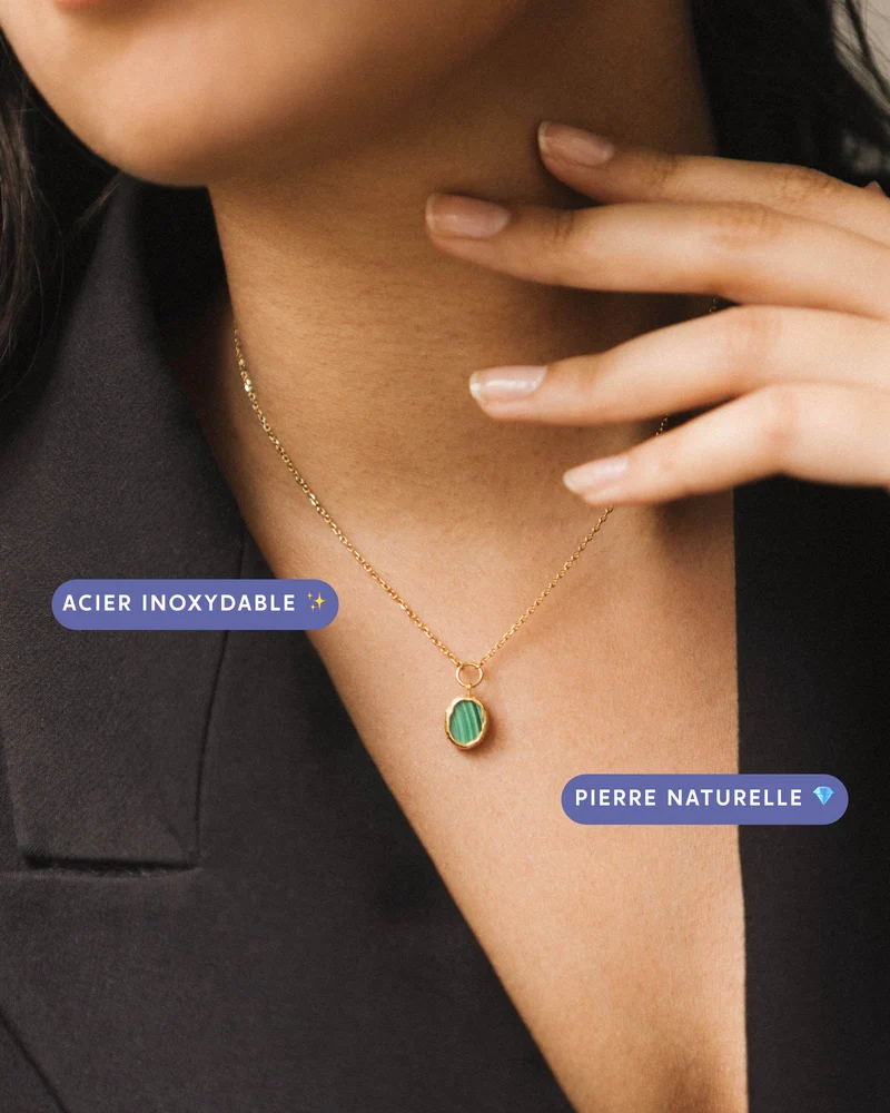 Collier Malachite