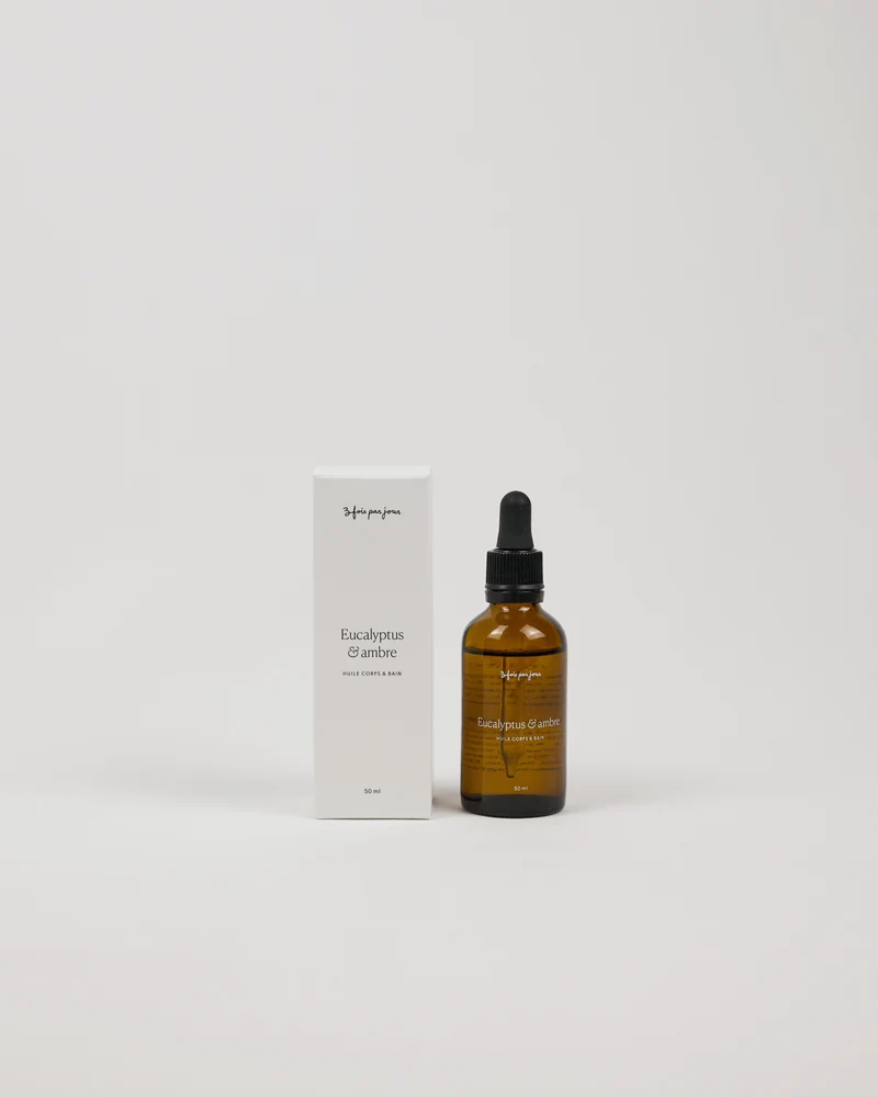Huile pour le corps & bain — Eucalyptus & ambre
