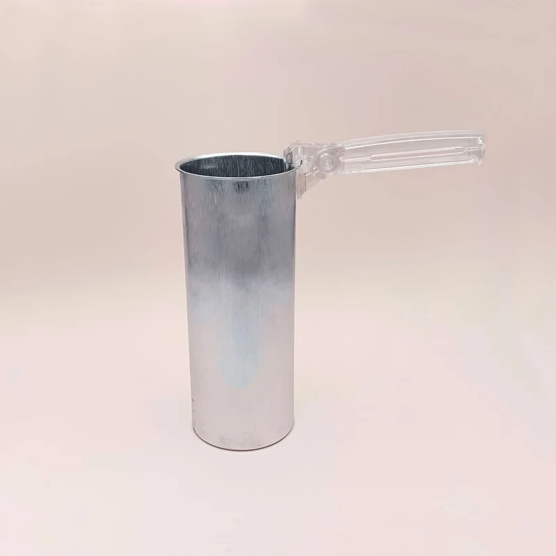 Pince plastique pour bécher en aluminium
