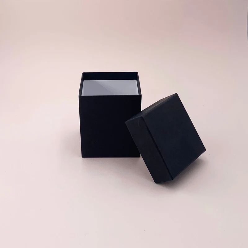 Boîte cloche noire pour bougies (150 g)