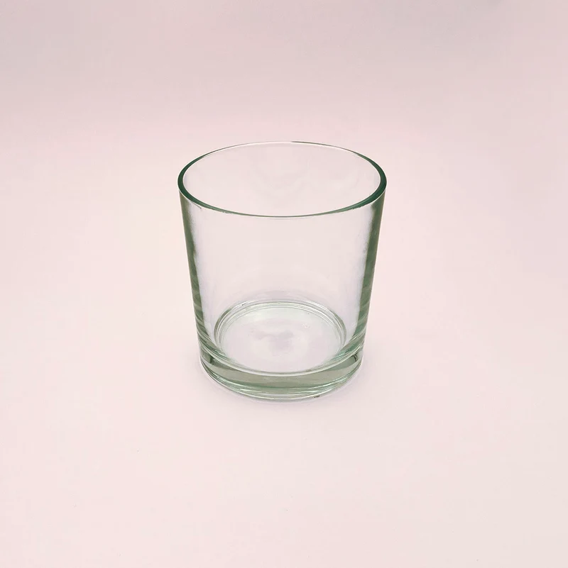 Verre transparent 650 ml / bougie 590 g