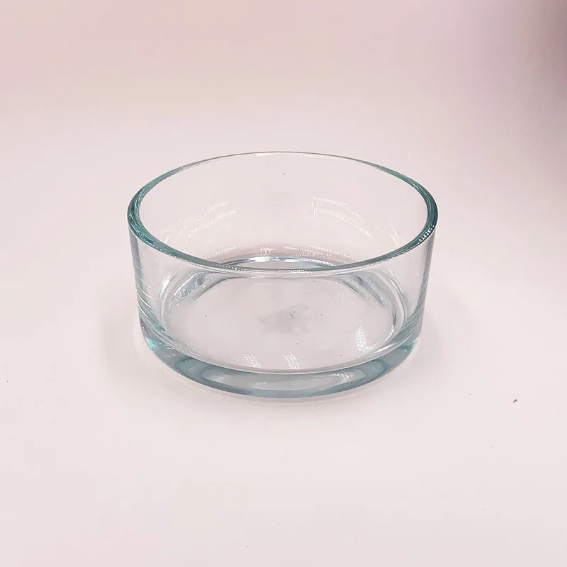 Verre épais transparent 500 ml / bougie 500 g