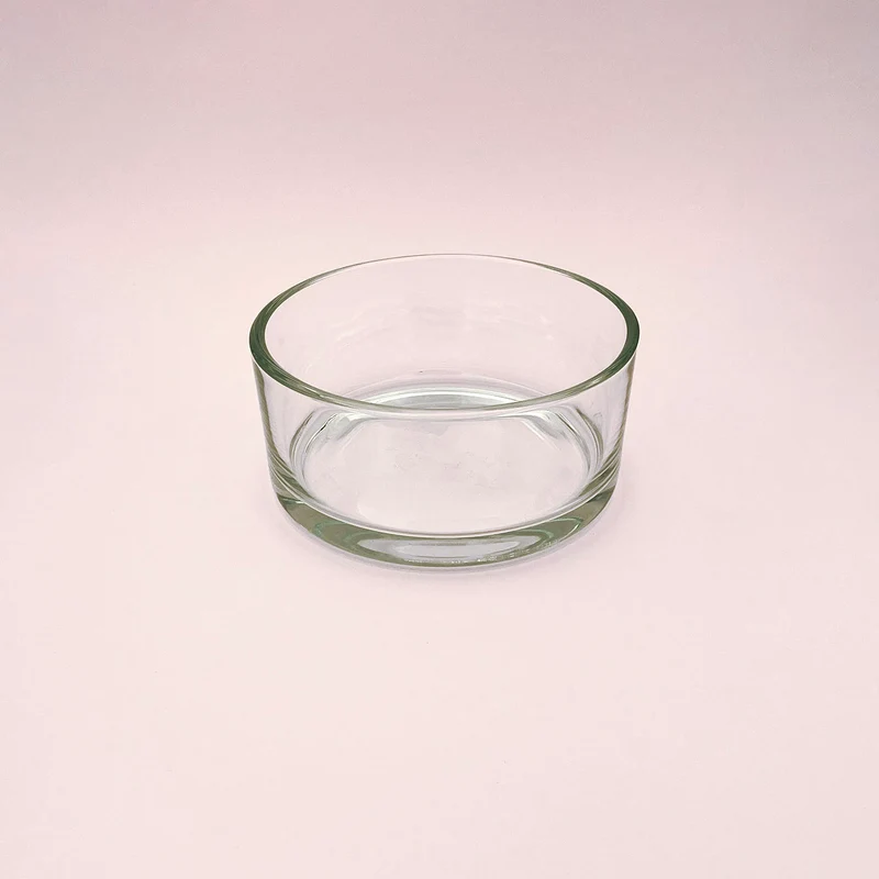 Verre transparent 800 ml / bougie 650 g