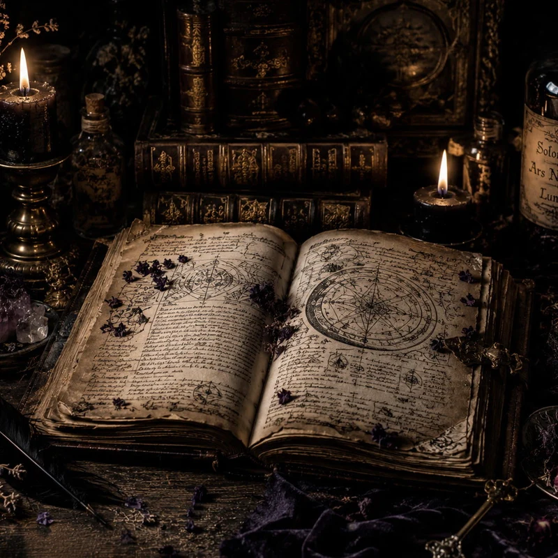 Grimoire des mystères - Parfum pour bougie