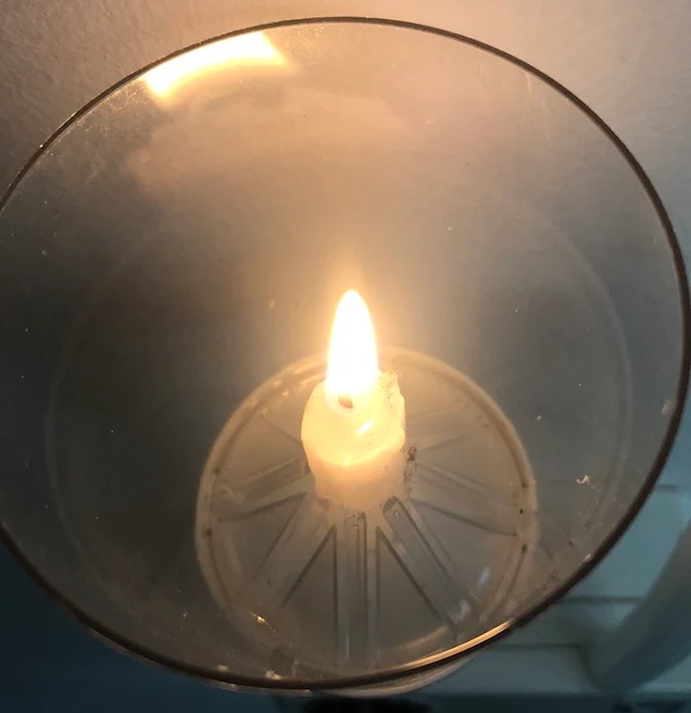 Flambeaux per processione - colore blu - Confezione da 36 pezzi