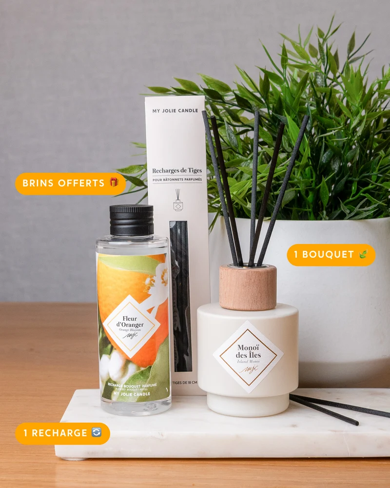 Duo bouquet parfumé et recharge