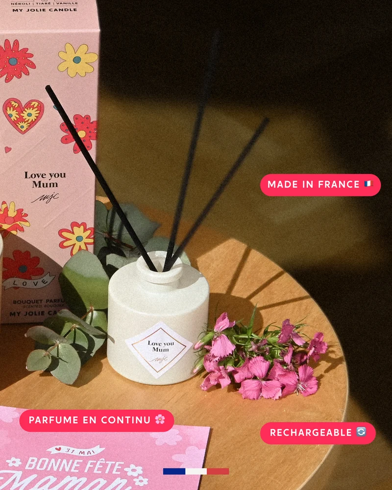 Bouquet parfumé Love you Mum