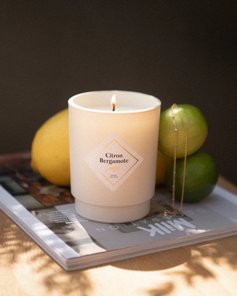 Bougie bijou Citron Bergamote