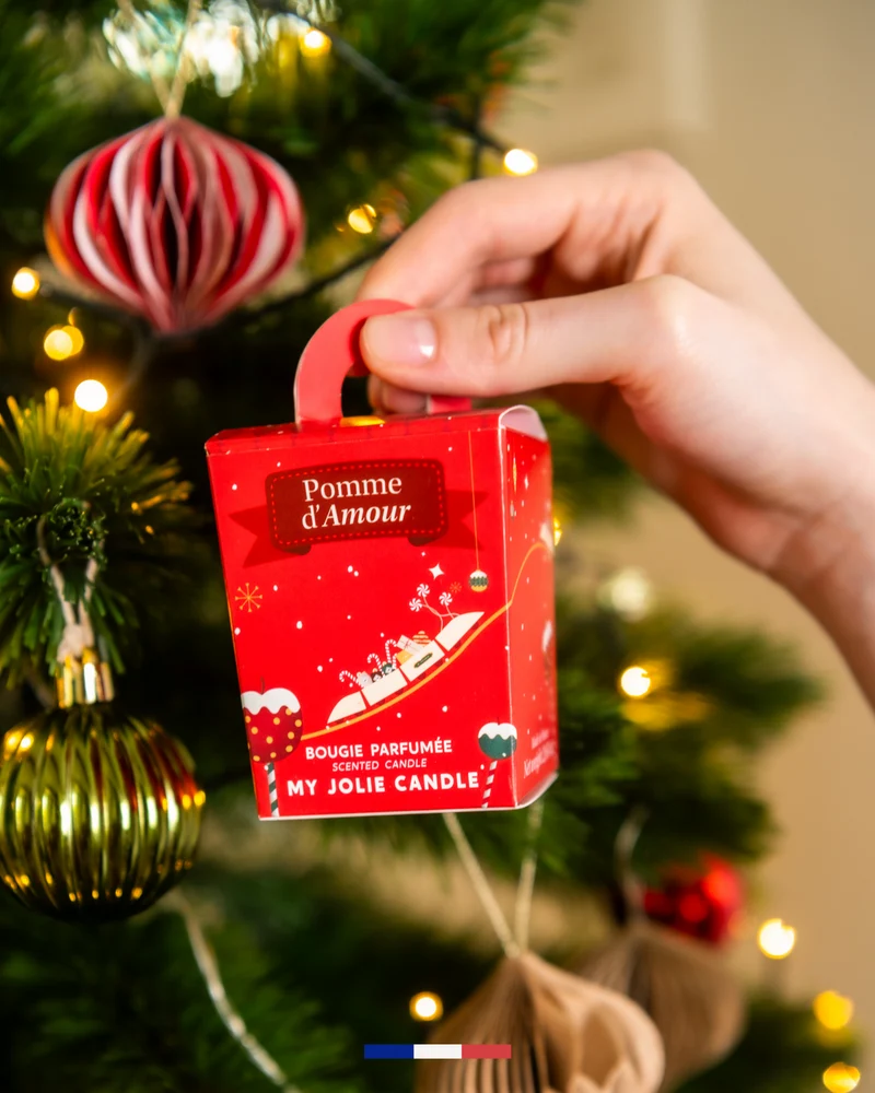 Petite bougie parfumée Pomme d'Amour
