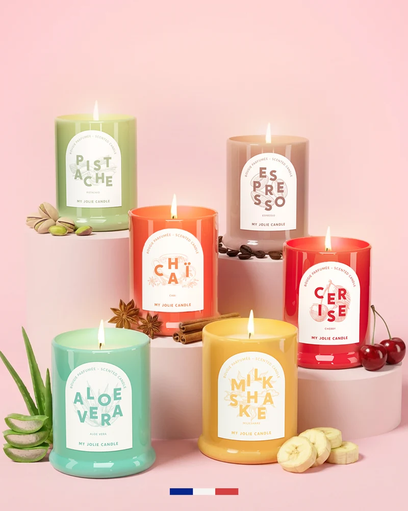 Bougies parfumées "Les Trendy"