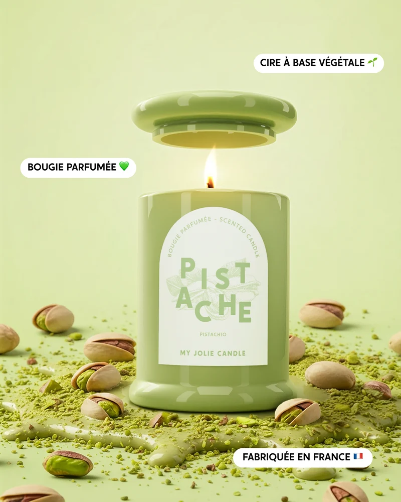 Bougie parfumée Pistache