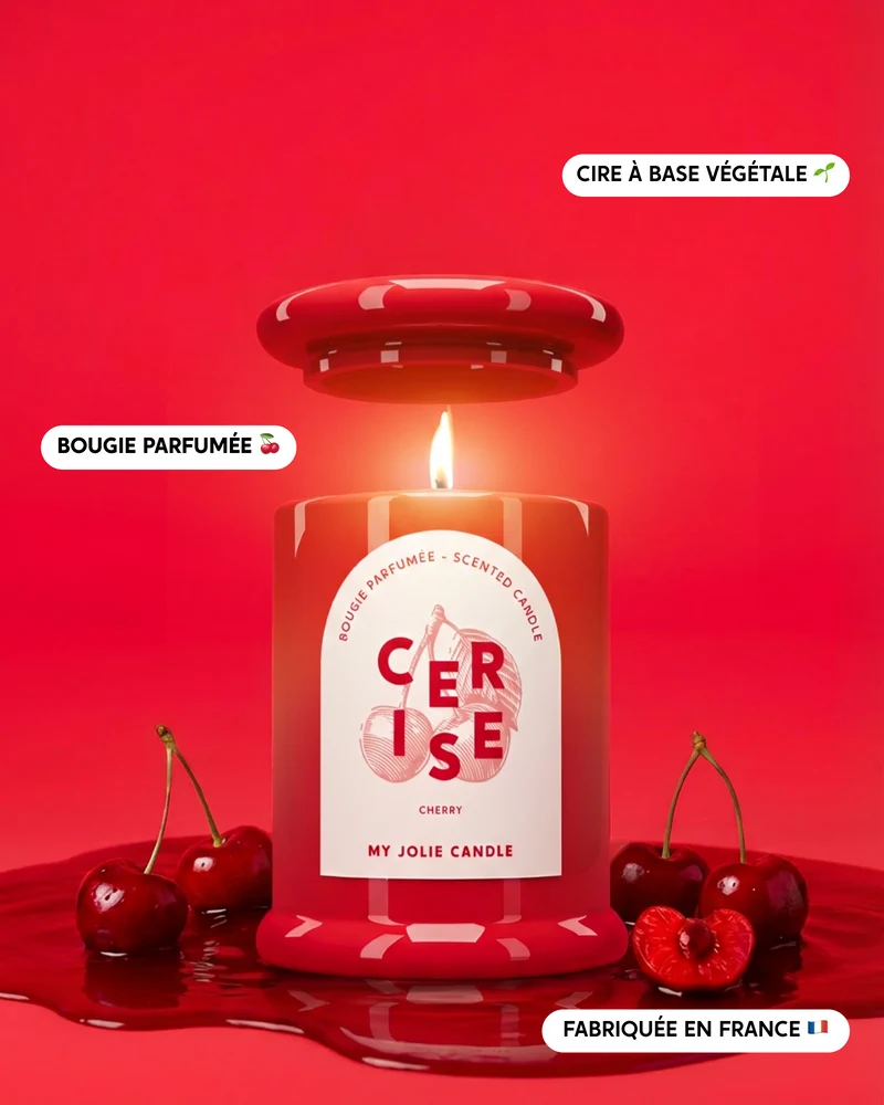 Bougie parfumée Cerise