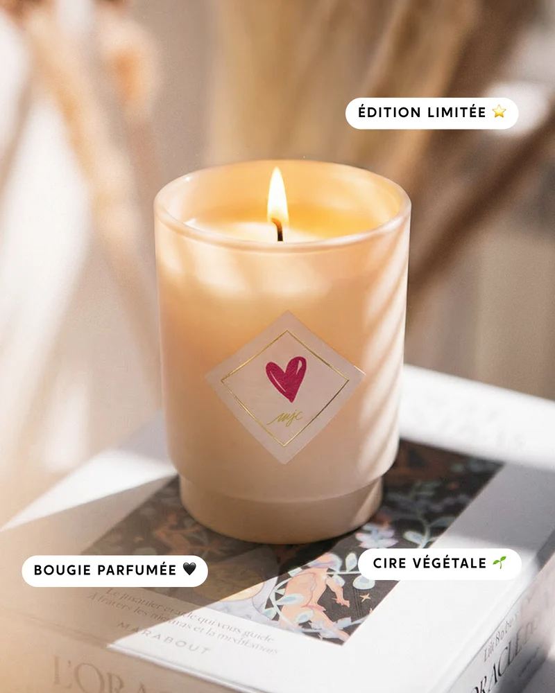 Bougie parfumée Cœur