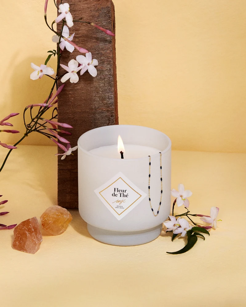 Bougie bijou Fleur de Thé