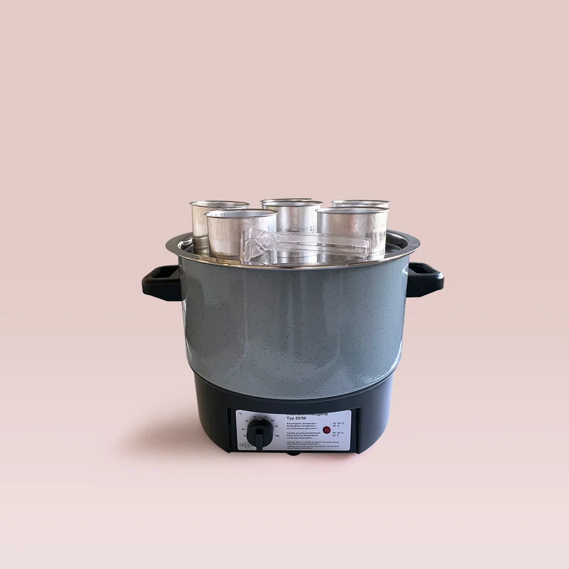 Fondoir électrique pour cire avec 6 récipients en aluminium T20