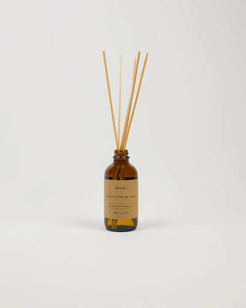 Diffuseur à roseaux — Poire & fleur de miel