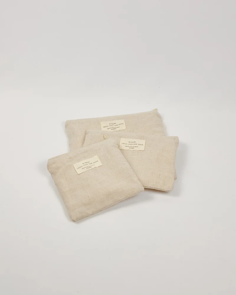 Trio de sac à collation