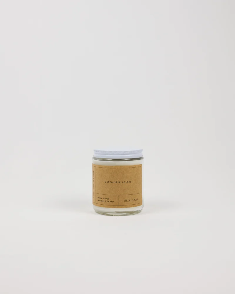 Bougie de soya — Citrouille épicée