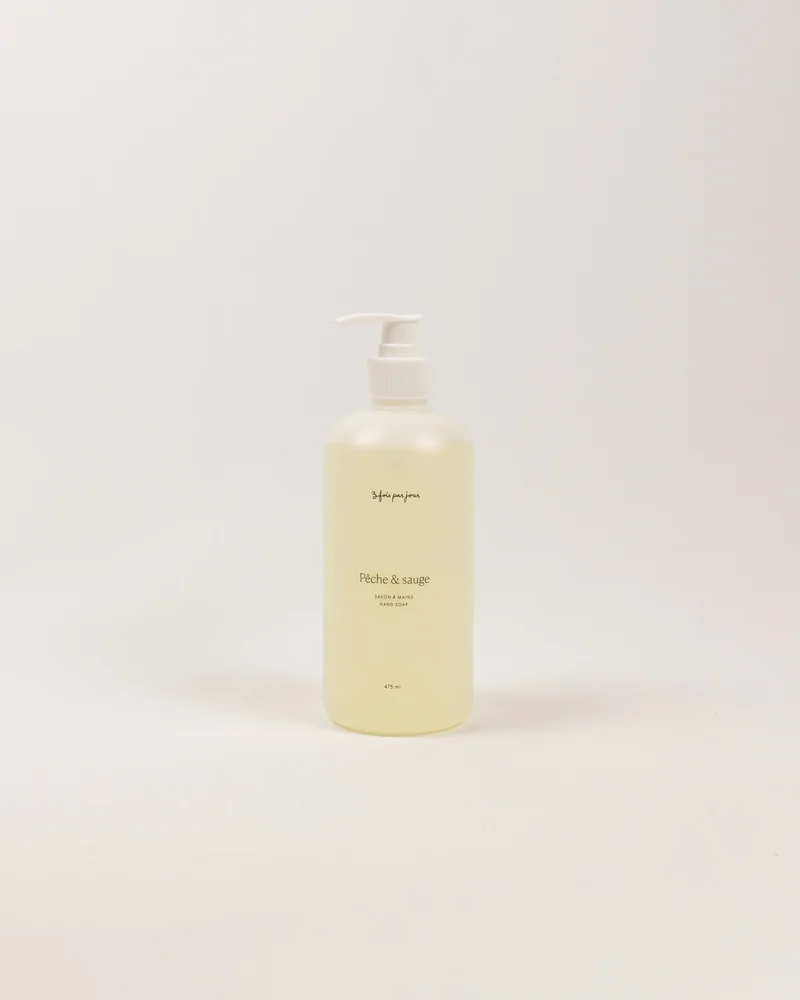 Savon à mains — Pêche & sauge