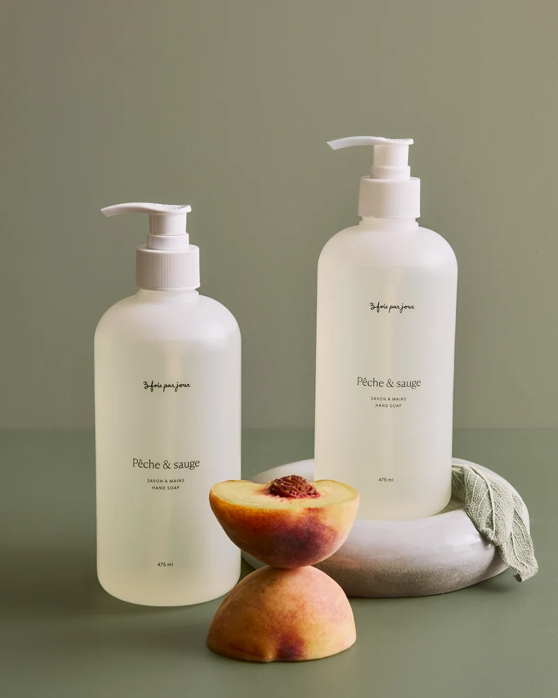 Savon à mains — Pêche & sauge