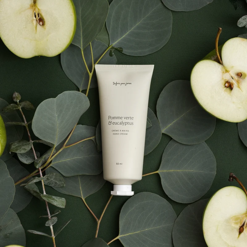 Crème à mains réparatrice — Pomme verte & eucalyptus
