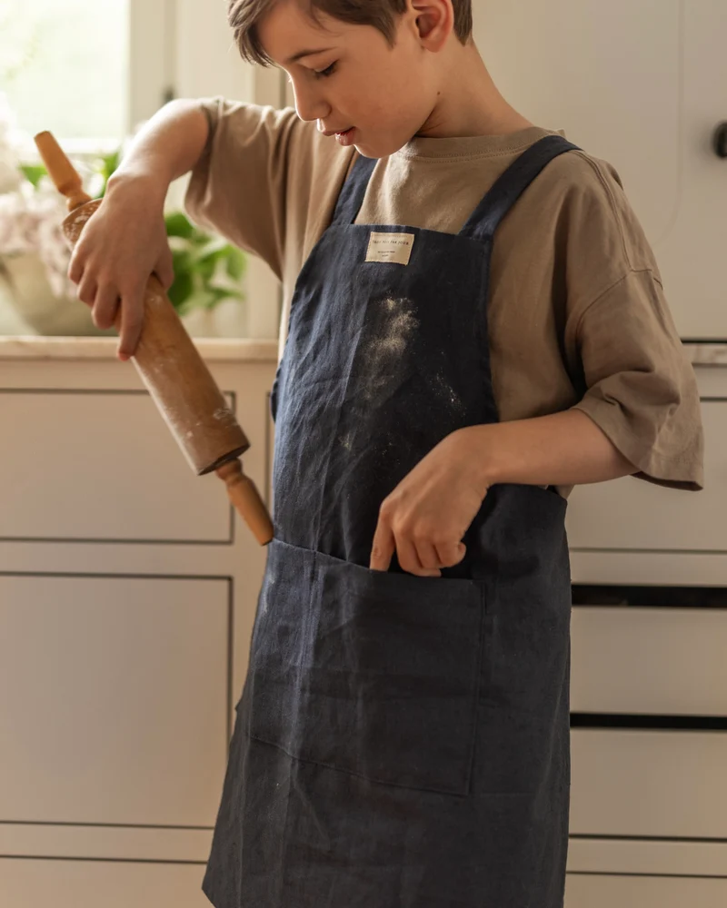 Tablier pour enfant — Bleu