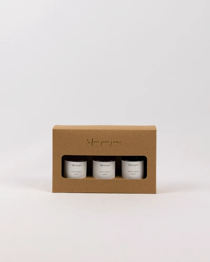 Coffret | Trio de sirop d'érable