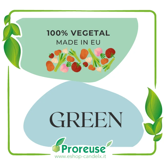 Colore Verde, liquido, 100 % vegetale, per cera o per diffusori d'ambiente