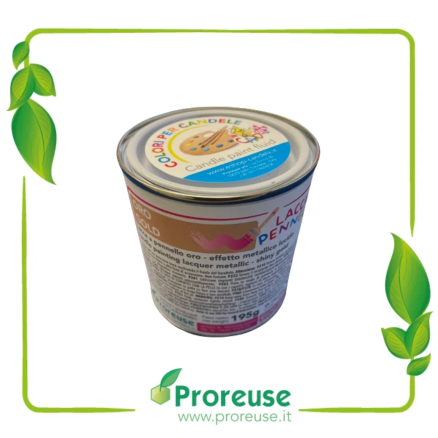 Colore oro, a pennello, per cera o per gesso