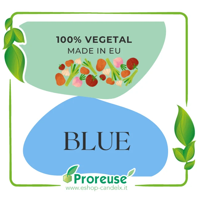 Colore Blue, liquido, 100 % vegetale, per cera o diffusore d'ambiente