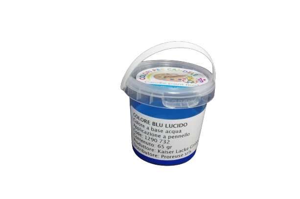 Colore blu acrilico a pennello, per cera o per gesso (1290-24265)