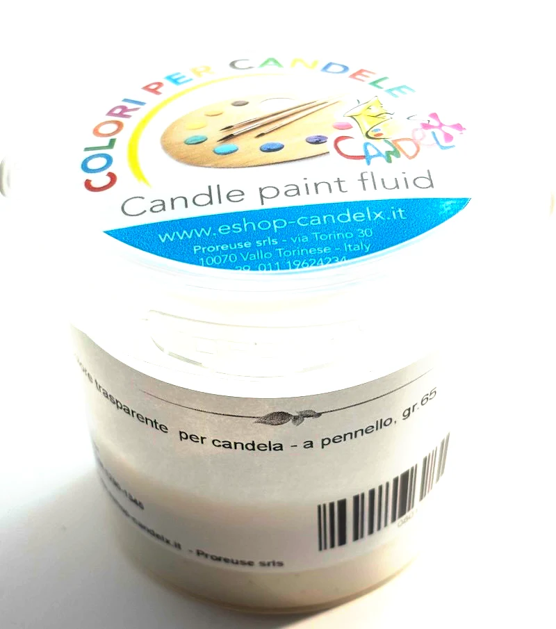 Colore acrilico trasparente , a pennello, per cera o per gesso